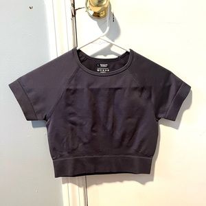 Very high quality sweat resistant workout top I love for the gym